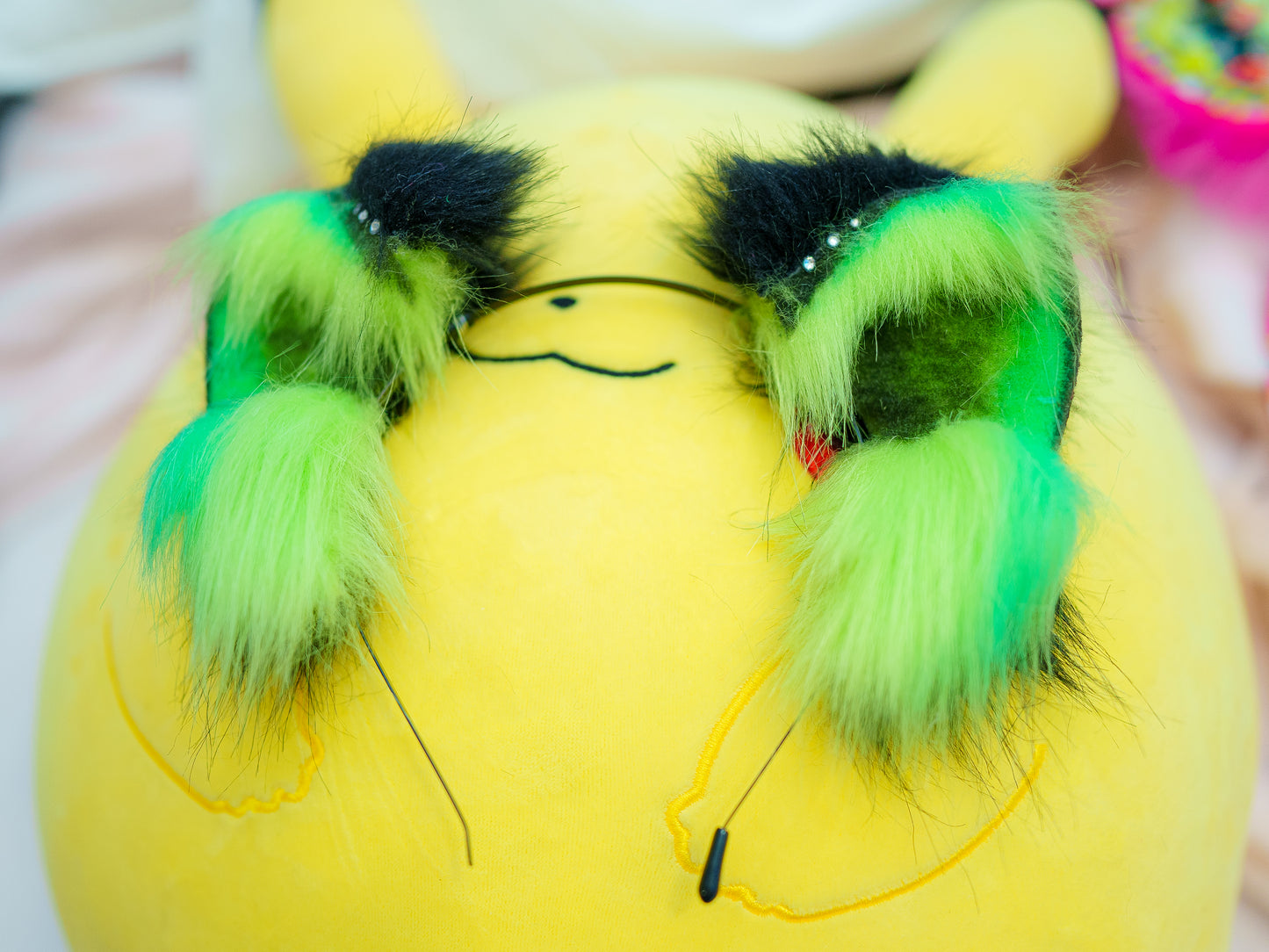 Neon Green Cat Ears
